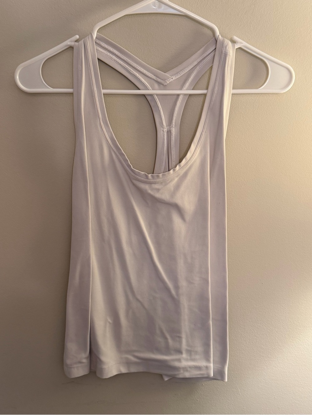 Lululemon Cool Racerback Tank Top White Women’s PTP 18 Inches